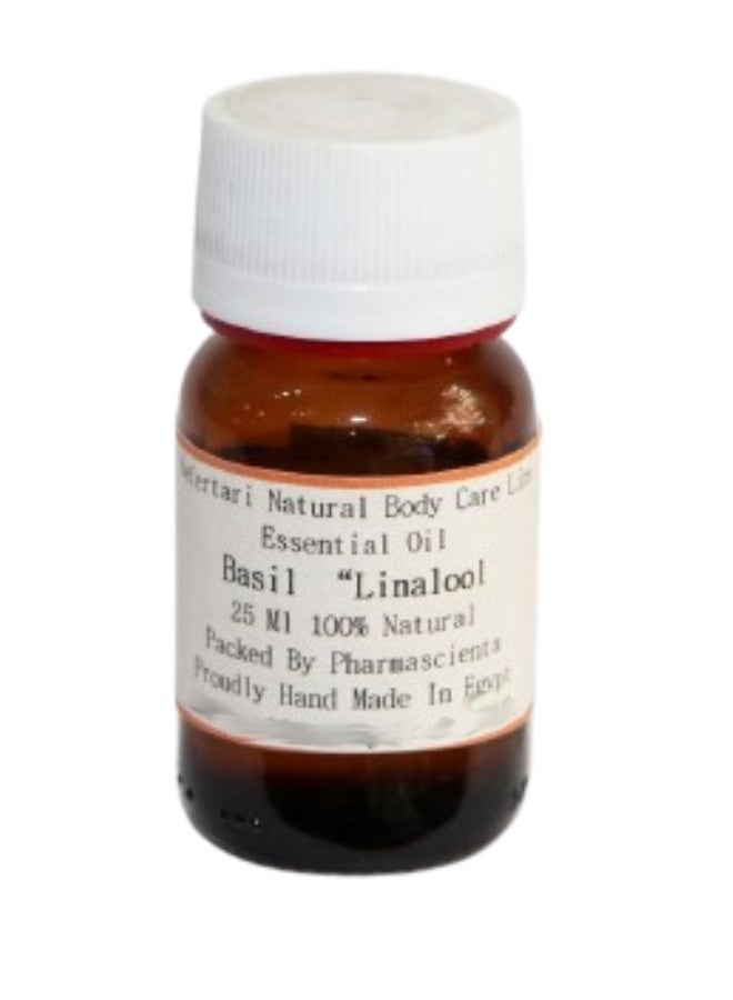 Nefertari Basil Essential Oil for Hair & Skin Care – Natural Formula – 25 ml